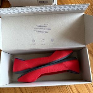 Rothy's The Point in Flame, with box